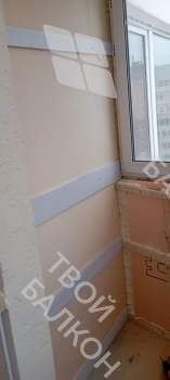 Отделка балкона с утеплением в доме серии п-111м