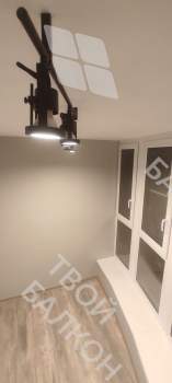 Отделка балкона с утеплением в многоквартирном доме