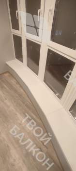 Отделка балкона с утеплением в многоквартирном доме