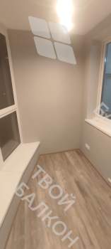 Отделка балкона с утеплением в многоквартирном доме