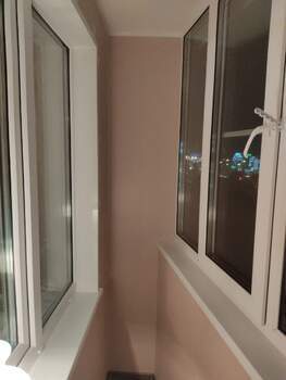 Остекление балкона профилем Rehau Delight 70