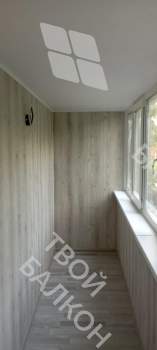 Отделка балкона с утеплением