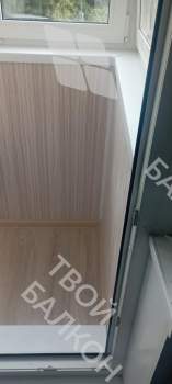 Отделка балкона с утепление в многоквартирном доме