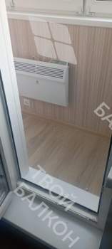 Отделка балкона с утепление в многоквартирном доме