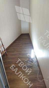 Отделка балкона с утепление в многоквартирном доме