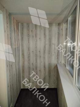 Отделка балкона с утеплением в многоквартирном доме