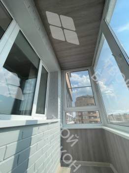 Отделка балкона с утеплением в многоквартирном доме