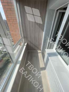 Отделка балкона с утеплением в многоквартирном доме