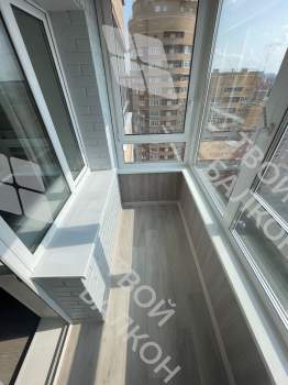 Отделка балкона с утеплением в многоквартирном доме