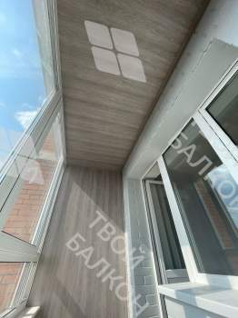 Отделка балкона с утеплением в многоквартирном доме