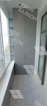 Установка шкафа на балконе