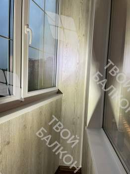 Отделка балкона с утеплением в многоквартирном доме