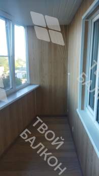 Отделка балкона с утеплением в многоквартирном доме