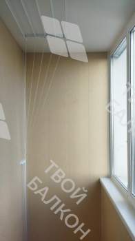 Остекление балкона с отделкой в многоквартирном доме