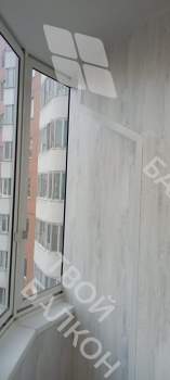 Отделка балкона с утеплением в многоквартирном доме