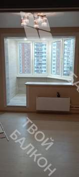 Отделка балкона с утеплением в многоквартирном доме