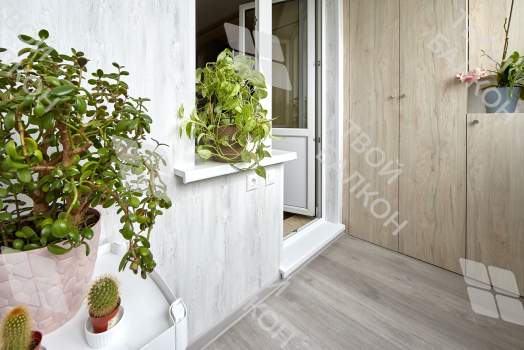 Отделка балкона ПВХ с утеплением