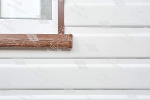 Дизайнерская отделка ламинатом с вагонкой под покраску