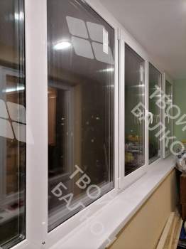 Остекление балкона и установка шкафа и сушилки