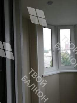 Остекление и отделка эркерной лоджии под ключ