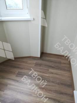 Остекление и отделка эркерной лоджии под ключ