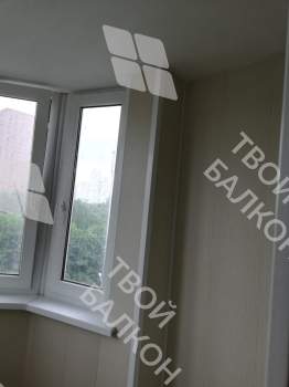 Остекление и отделка эркерной лоджии под ключ