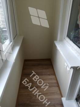 Остекление и отделка эркерной лоджии под ключ