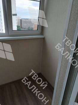 Отделка балкона Сапожок под ключ с утеплением