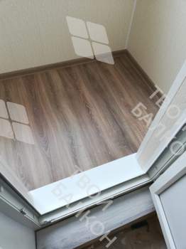 Отделка балкона Сапожок под ключ с утеплением