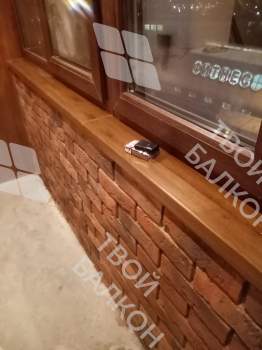 Отделка с объединением балкона и комнаты