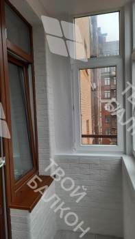 Отделка балкона под ключ с утеплением