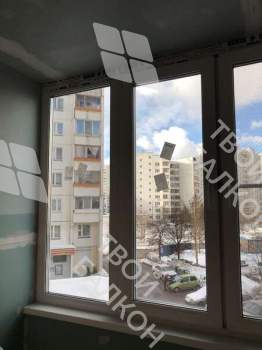 Остекление и отделка двух балконов