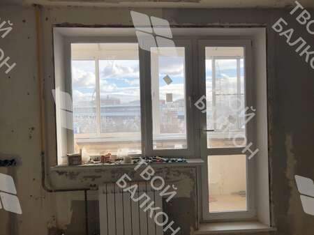 Остекление и отделка двух балконов