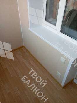 Остекление профилем Rehau и отделка балкона