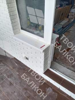 Отделка балкона в многоквартирном доме г Красногорск