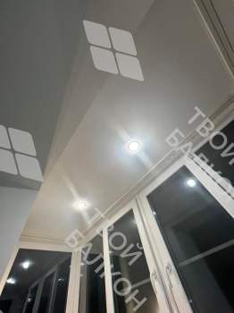 Отделка и утепление балкона Каблук в доме серии ПТ-44