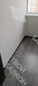 Отделка балкона с утеплением в многоквартирном доме