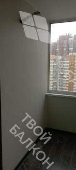 Отделка балкона с утеплением в многоквартирном доме