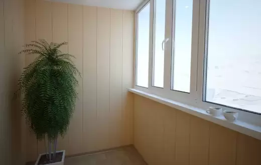 Отделка балконов ПВХ