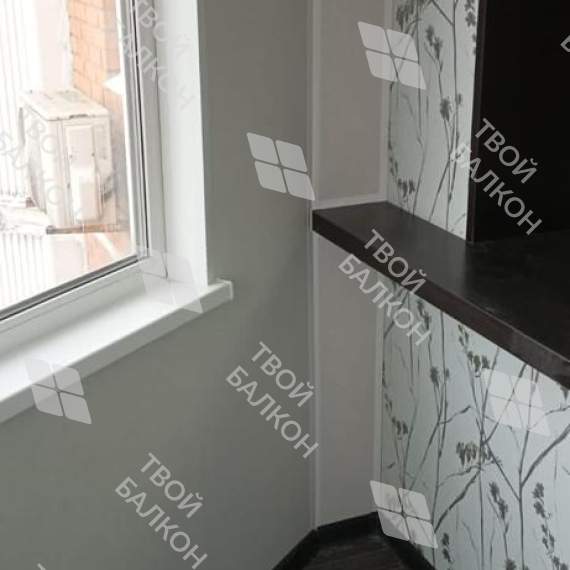 Отделка балкона с утеплением в многоквартирном доме