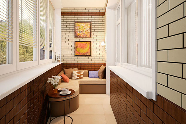 Отделка балконов и лоджий